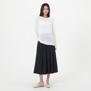[LAP] 랩 밴딩 플레어 롱 스커트 여름 치마 2컬러 (AR2WS561)