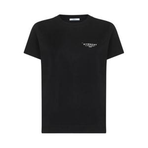 지방시 반팔 티셔츠 BW70FJP75N 001 BLACK