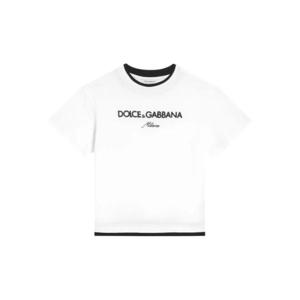 키즈 돌체앤가바나 티셔츠 L4JTIY G7PEJ W0800 BIANCO OTTICO