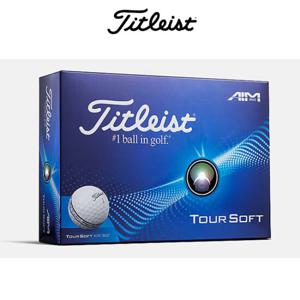 타이틀리스트 투어소프트 AIM 360 골프공 12구 2피스 볼 Tour Soft 2025