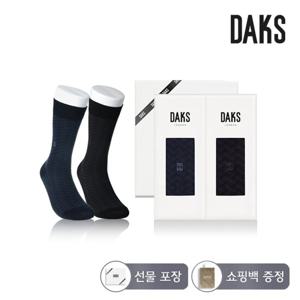 닥스양말 신사 장목 라인다이아 2족세트 24302