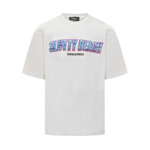 디스퀘어드2 반팔 티셔츠 S71GD1398S23009 100 WHITE