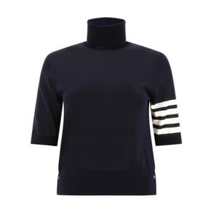 톰브라운 터틀넥 FKA434A Y1014 415 Navy