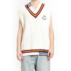 몽클레어 니트 베스트 9I00001M1241034 WHITE DOM
