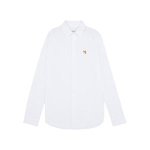 메종키츠네 긴팔 셔츠 MM00413WC5012P100 WHITE DOM