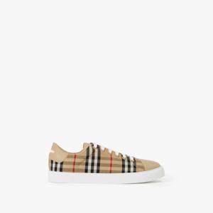 [버버리]BURERRY 24FW 빈티지 체크 레더 여성 스니커즈 8049777 A7026 (7XBUN6SN303-US)