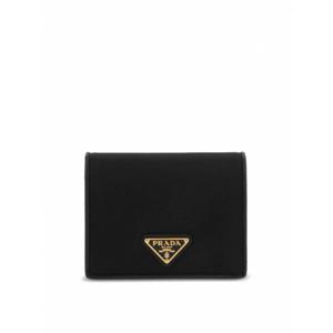 [PRADA] 여성 지갑 purses 트라이앵글 로고 바이폴드 1MV2042DMIF0002 블랙 /8