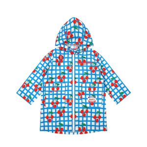 [베베드피노]올오버 체크 체리 레인코트 BP41JF415BL