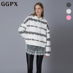 GGPX  스트링 타이다이 후드 티셔츠 (GP1TS013F)