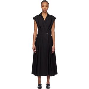 25 SS 아페쎄 여성 블랙 아테나 미디 드레스 251252F054009