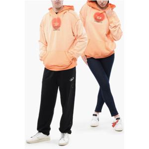 디젤 후드 티셔츠 A12835 0IMAK 3BX Orange