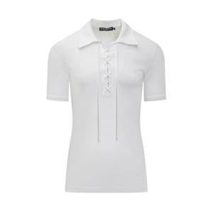 돌체앤가바나 폴로 티셔츠 G8SR0TFUGFJ W0800 BIANCO OTTICO