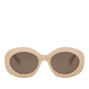 셀린느 라운드 베이지 오버사이즈 선글라스 CL40292U 57E BEIGE