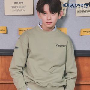 디스커버리키즈 DKTR36051-KAN 키즈 에센셜 스몰로고 트레이닝 맨투맨