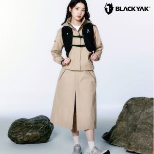 블랙야크 고프코어 아이유 등산롱스커트 방수 여성 AWC 3L 레인스커트 1BYSKSU501