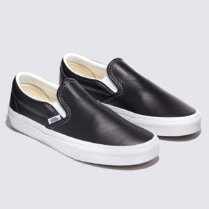 [VANS] 슬립온(레더)블랙/화이트 VN000CT5BPB