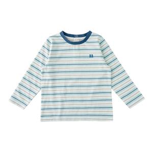 밍크뮤 [BL] 멀티스트라이프티셔츠 35114-330-01