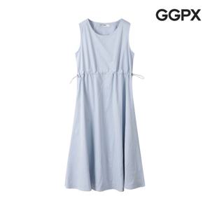 GGPX  나일론 웨이스트 스트링 롱 원피스 (GP3OP028F)
