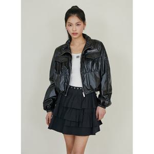 [에고이스트]텍스쳐블럭숏점퍼 ER2TZ800