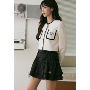 [에고이스트]스트링포인트러플미니스커트 ER2OSK51