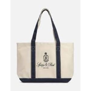 스포티앤리치 토트백 BA006508205BL32 NAVY WHITE DOM