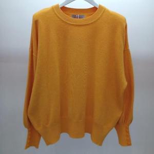 Latium HC06 봄느낌 색상예쁜 팔뚝 품 편한 부드럽고 깔끔한 라운드 무지 니트티 T2521sw02O