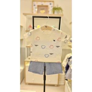 [블루독베이비8] SS25 라인도기7부상하세트 HJ (4517067220) (BLUEDOG BABY 유아 출산 백일 선물 도트 강아