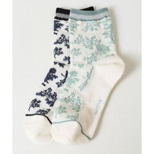 [헤지스ACC] Toile de Jouy 면혼방 단목양말2종세트 HISS5E224G2