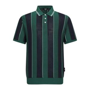 JDX DP01 세로 스트라이프 스카시 반팔 풀오버 X2SPW2352