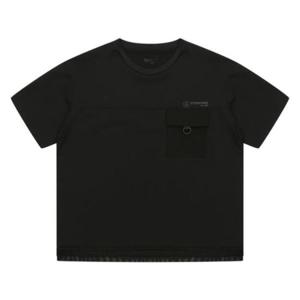 에스핏 HC23 밑단 메쉬 레이어드 티셔츠 SJZ304MKRT13