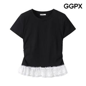 GGPX  러블리 레이스 반팔 티셔츠 (GP4TS010F)