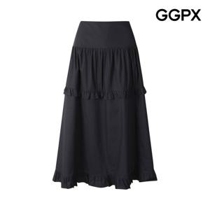 GGPX  백 밴딩 프릴 캉캉 스커트 (GP4SK005F)