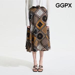 GGPX  페이즐리 플레어 스커트 (GP4SK012F)