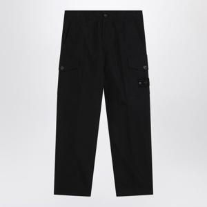 스톤아일랜드 블랙 코튼 카고 팬츠 S15310008S00F1 V0029