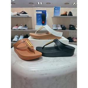 [FITFLOP][피노] FFSO5E151 25S S 골드 트림 레더 여성 토포스트 3종택일건
