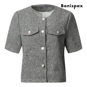 보니스팍스  클래식 반팔 트위드 자켓 (XP4JK007M0)