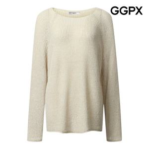 GGPX  라운드넥 루즈핏 롤링 니트 (GP4KP044F)