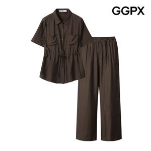 GGPX  투 포켓 스트링 셔츠 앤 팬츠 투피스 (GP4OP064F)