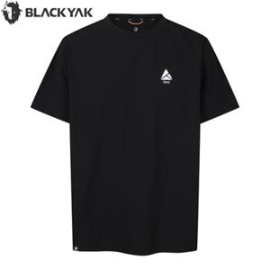 [블랙야크]BCC 라인 백면 로고 반팔 티셔츠 클라이밍 공용 로고 반팔티 1BYRTMU906BK