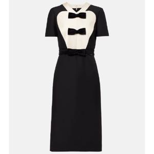 발렌티노 Crepe Couture 리본 디테일 미디 드레스 P01026780