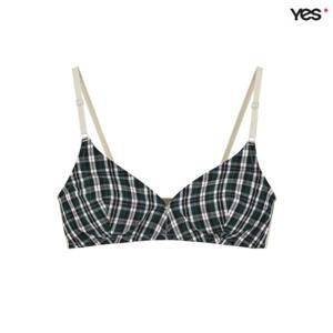 [예스]타탄체크 그린 브라렛 YSWBB341