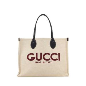 GUCCI Sand canvas shopping bag 772176FACUL 8573