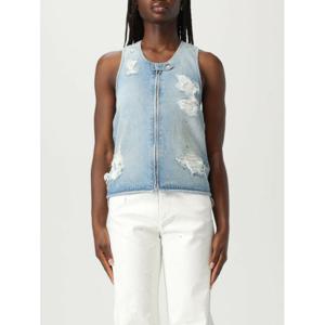 [MM6 MAISON MARGIELA] 여성 웨이스트코트 스웨터 S62FB0072M30018 964 Gnawed Blue /6