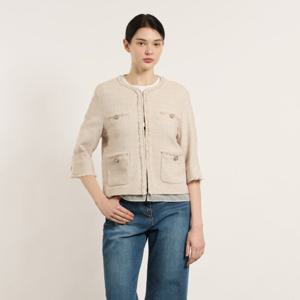 [BCBG] 클릭트위드 재킷 B5M3J106