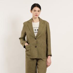 [BCBG] 그린티린넨 자켓 B5M3J110