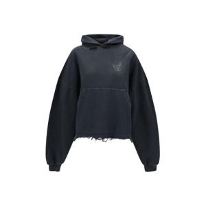 발렌시아가 후드 티셔츠 783397TSVD4 1041 BLACK