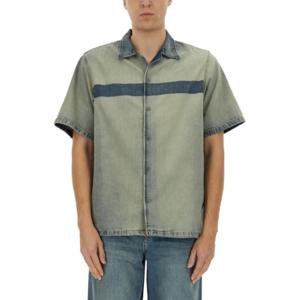 디젤 반팔 셔츠 A173260ABDF01 DENIM DOM