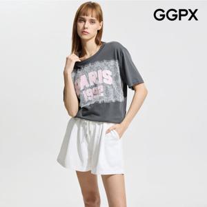 GGPX  파리 레이스 반팔 티셔츠 (GP5TS027F)