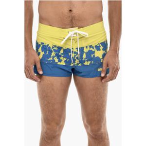 디스퀘어드2 스윔팬츠 D7B665020 ISA01 401 Azzurro Giallo