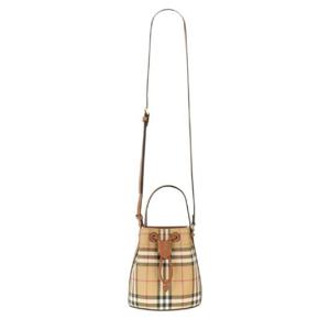 BURBERRY CHECK MINI BUCKET BAG 8100486_A9534